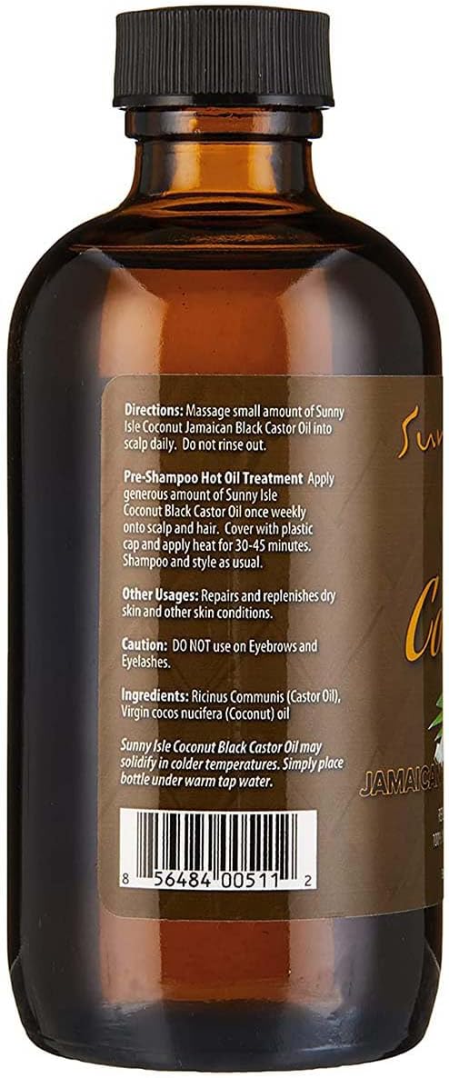 Coconut Oil Jamaika Castor Oil 236ml SUNNY KLE - obrazek 7