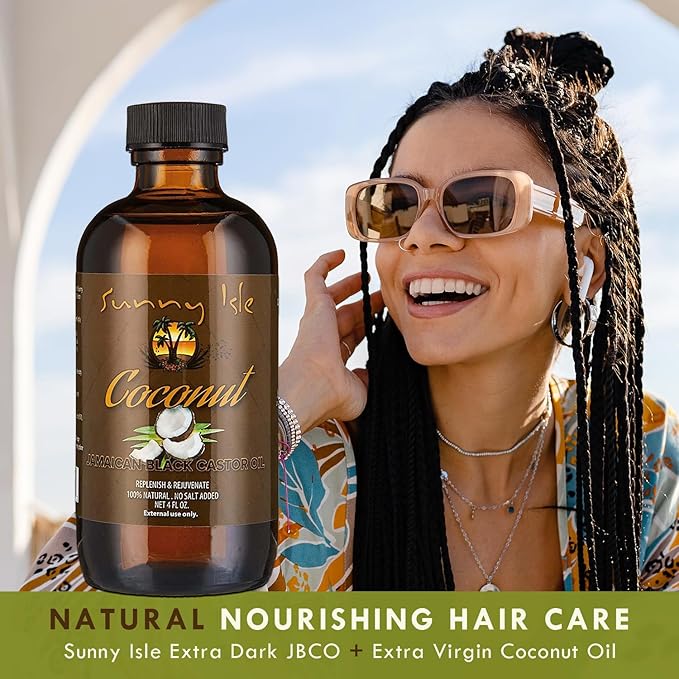 Coconut Oil Jamaika Castor Oil 236ml SUNNY KLE - obrazek 3