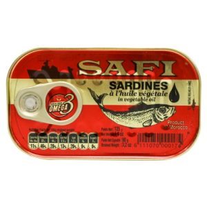Sardines    in Vegetable Oil Safi  mild