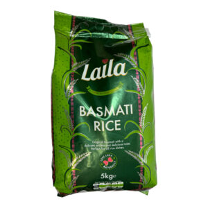 Golden Sella Basmati Rice 5kg LAILA GREEN
