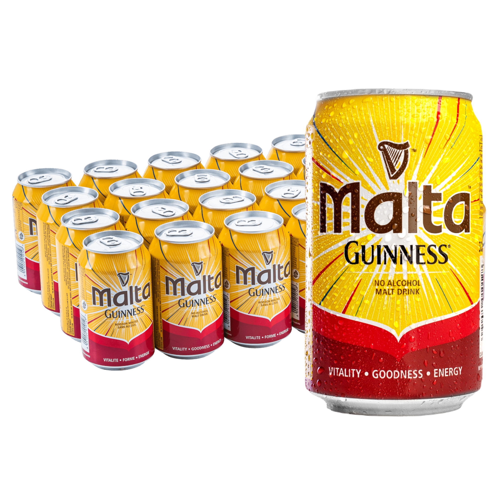 Malta Guinness can 330ml - obrazek 2