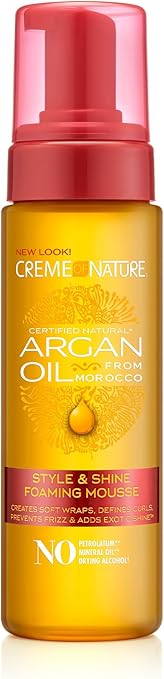 CREMEOFNATURE ARGAN OIL STYLE I SHINE MOUSSE 207ML