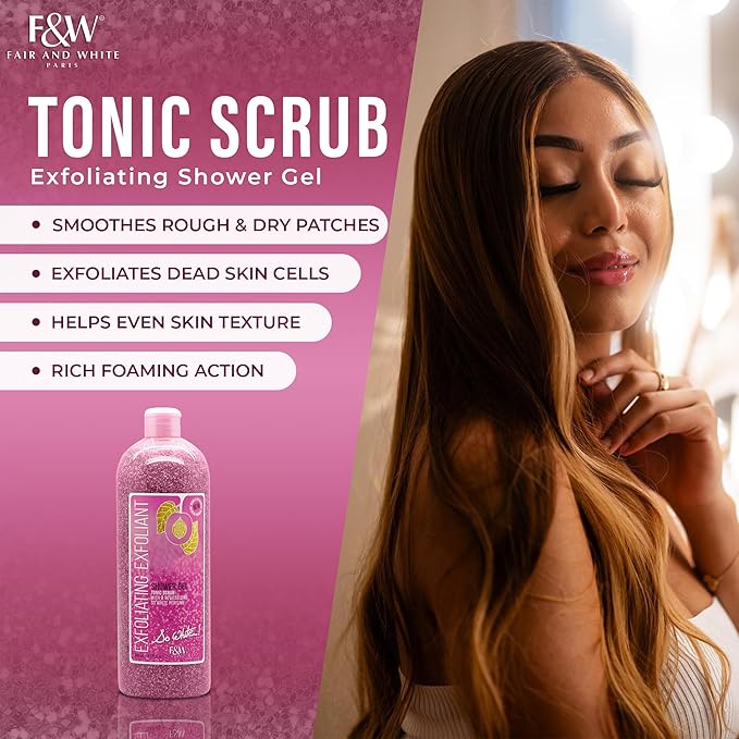 SO WHITE GEL DOUCHE PRCIUS SCRUB 940 ML - obrazek 4