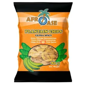 Extra Spicy  Banana Chips 85gr AFROASE