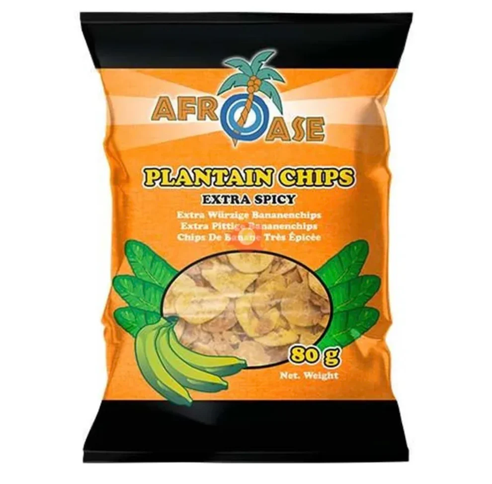 Extra Spicy Banana Chips 85gr AFROASE