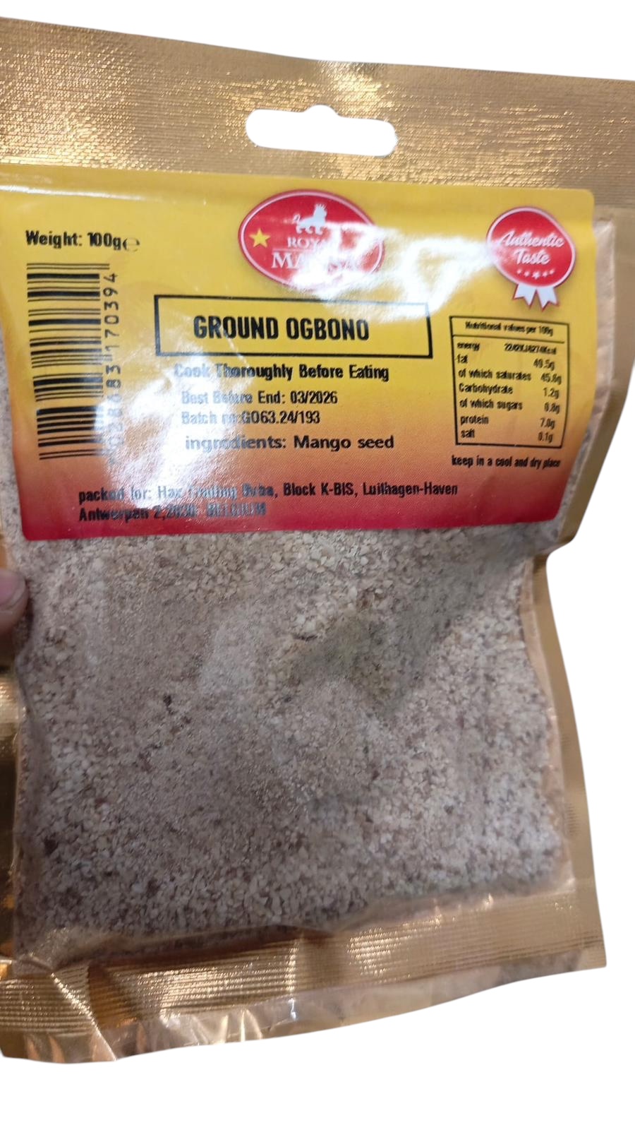 Ogbono Ground 100g MANSA